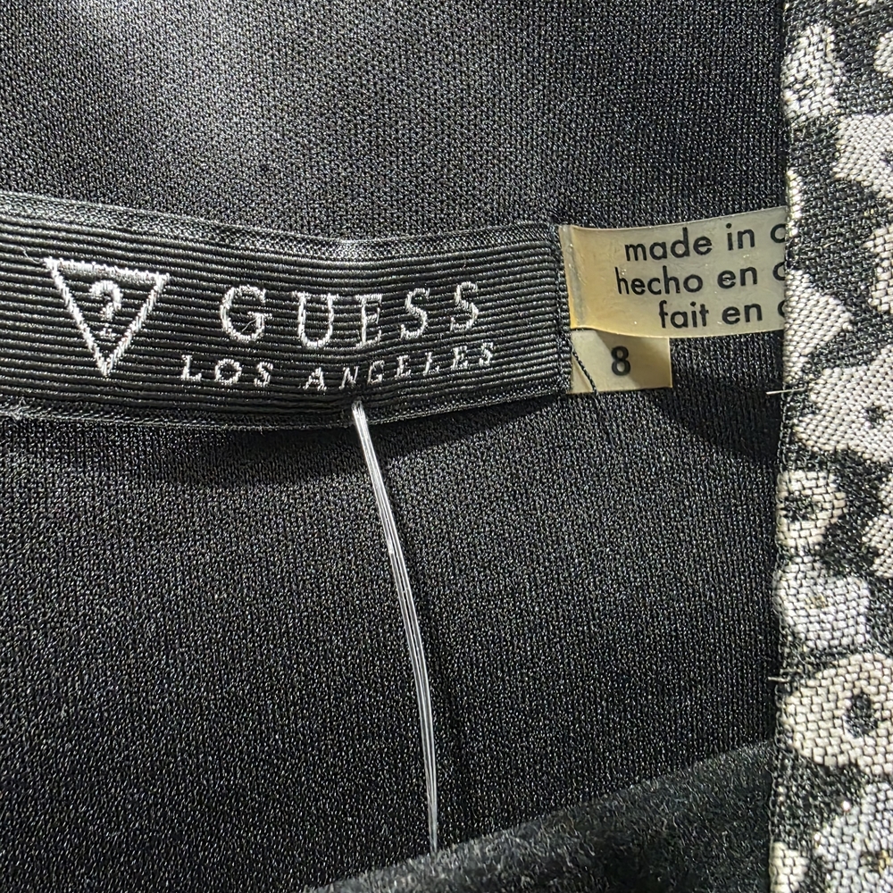Guess Black and White Dress